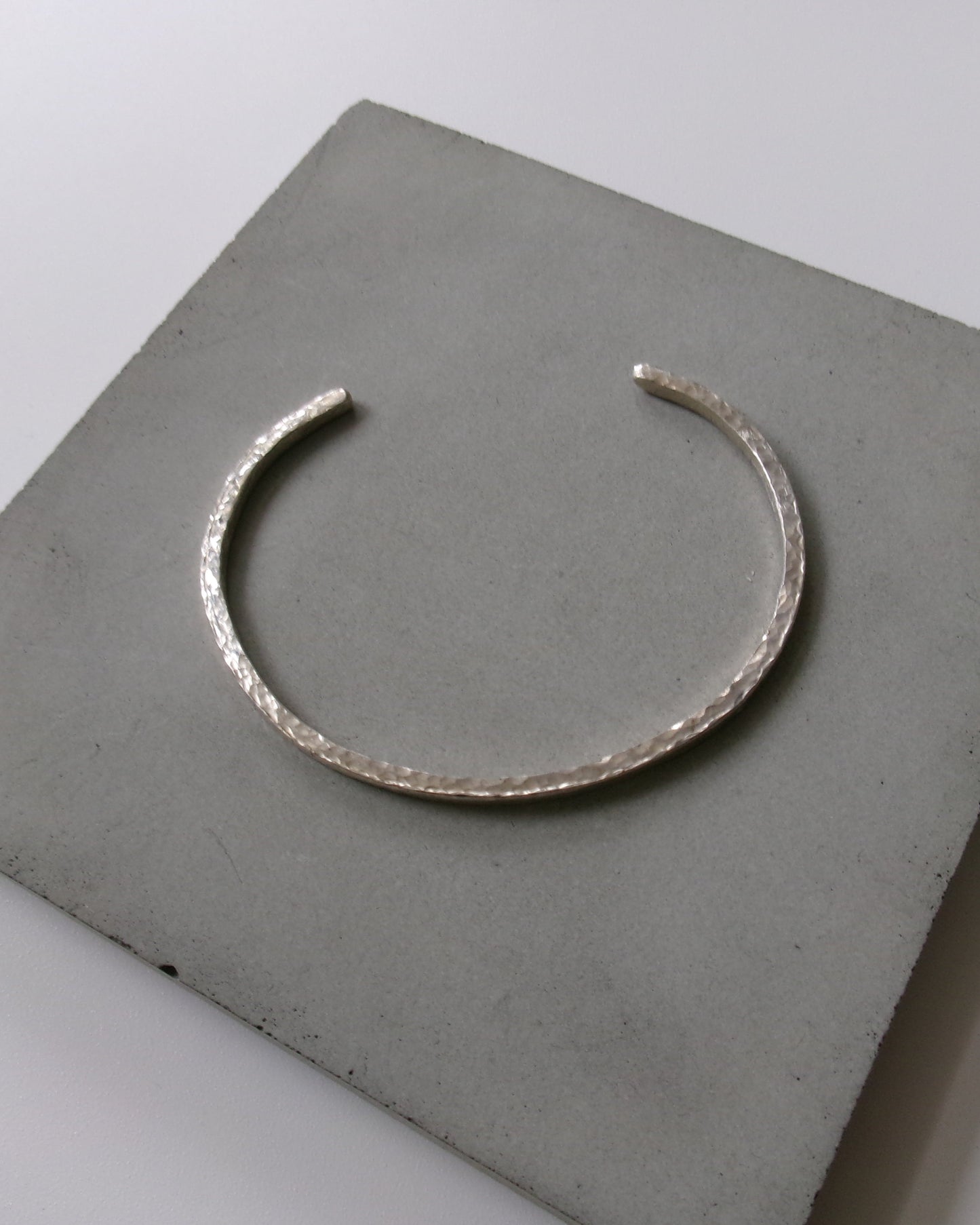 Textured Silver Cuff