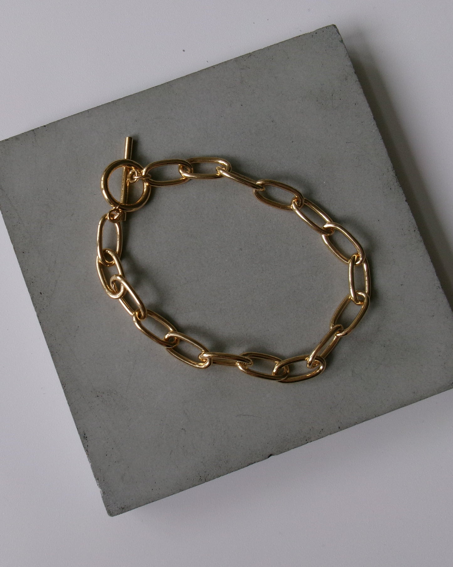 Bold Link Toggle Bracelet