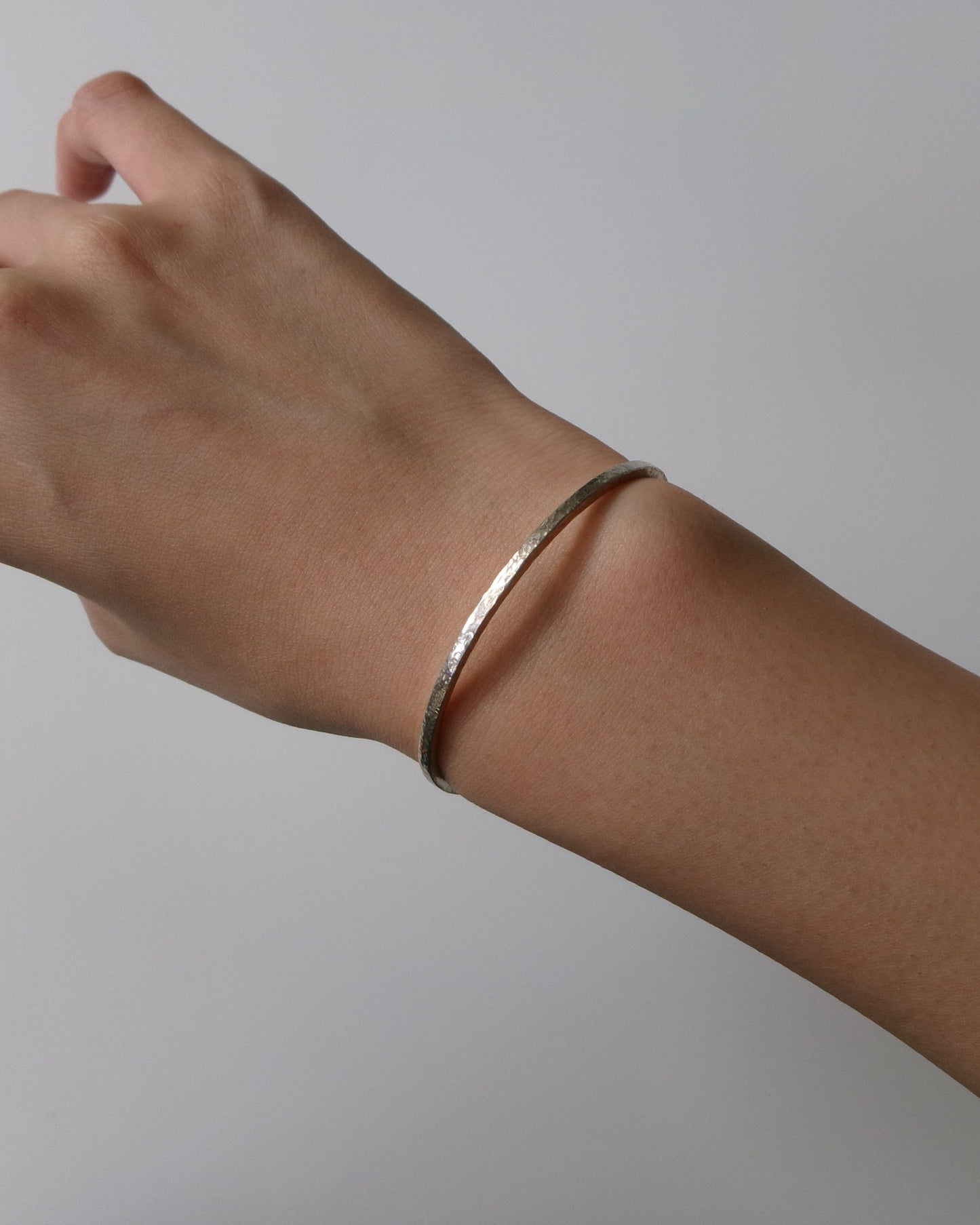 Textured Silver Cuff