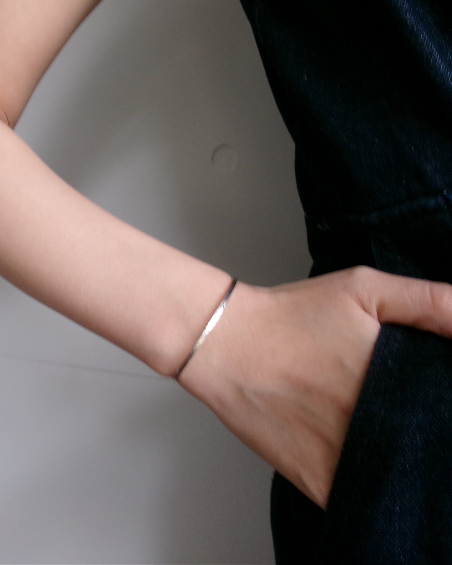 Textured Silver Cuff