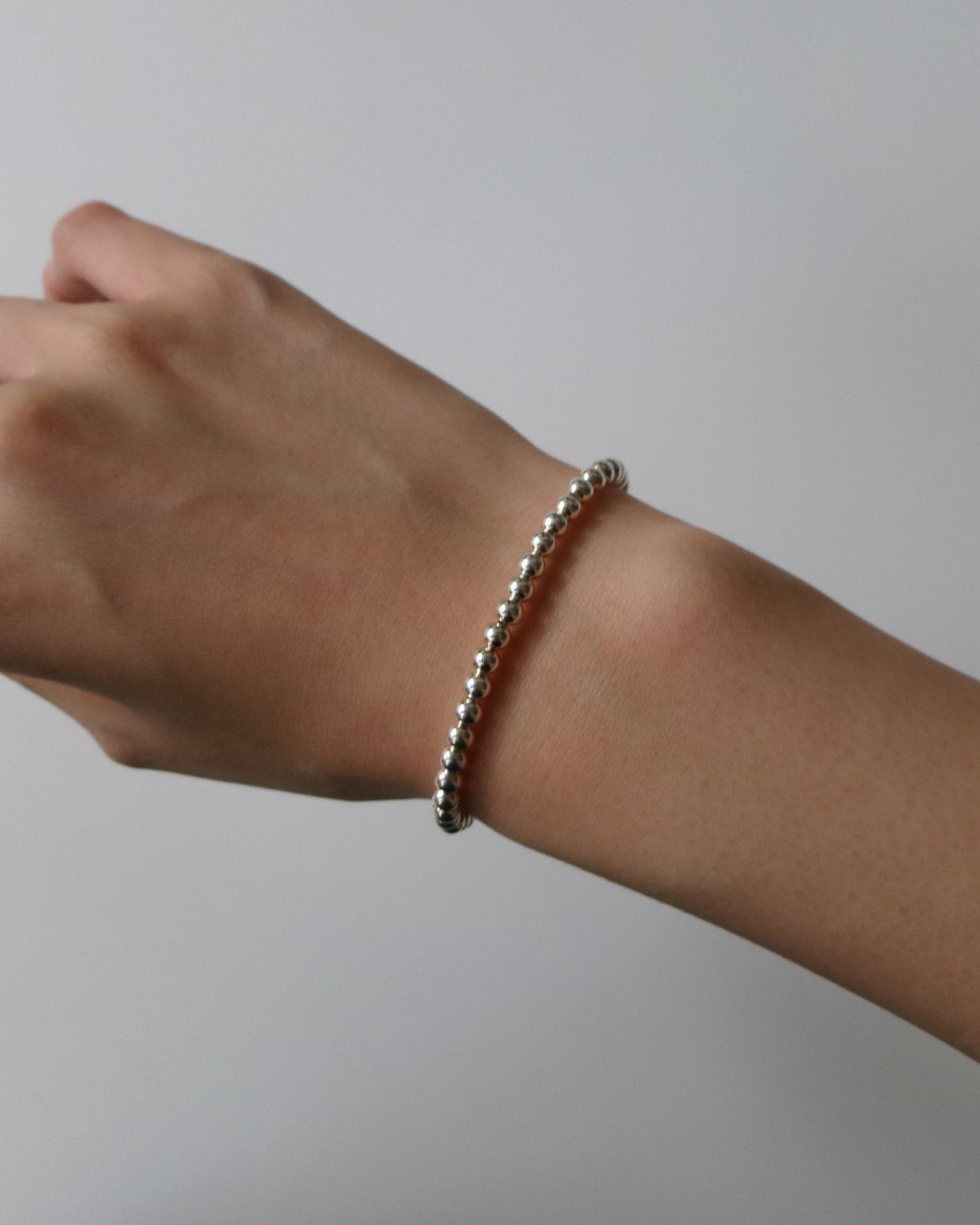 Silver Bead Bracelet