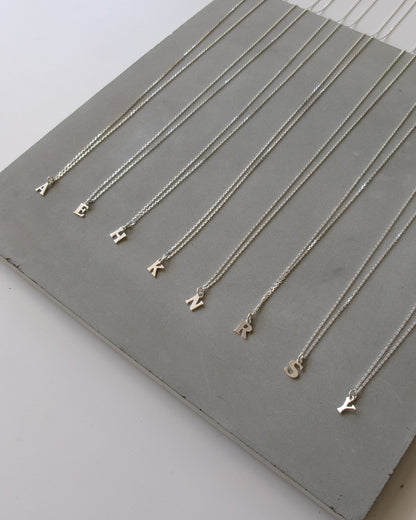 Initial Charm Necklace