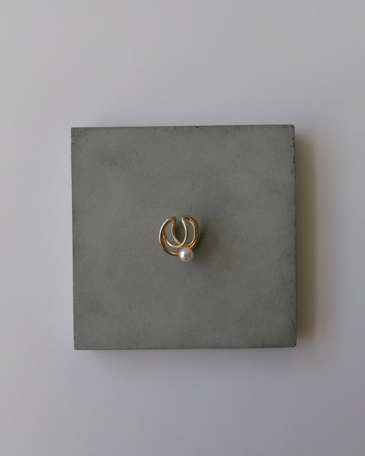 Orbit Pearl Ear Cuff
