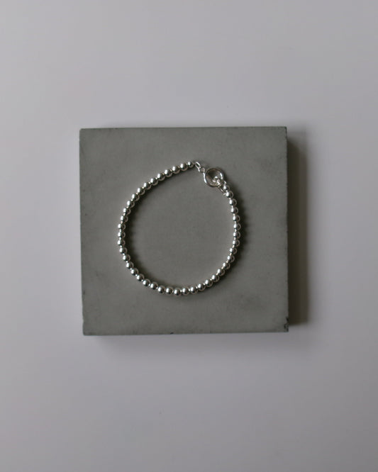 Silver Bead Bracelet