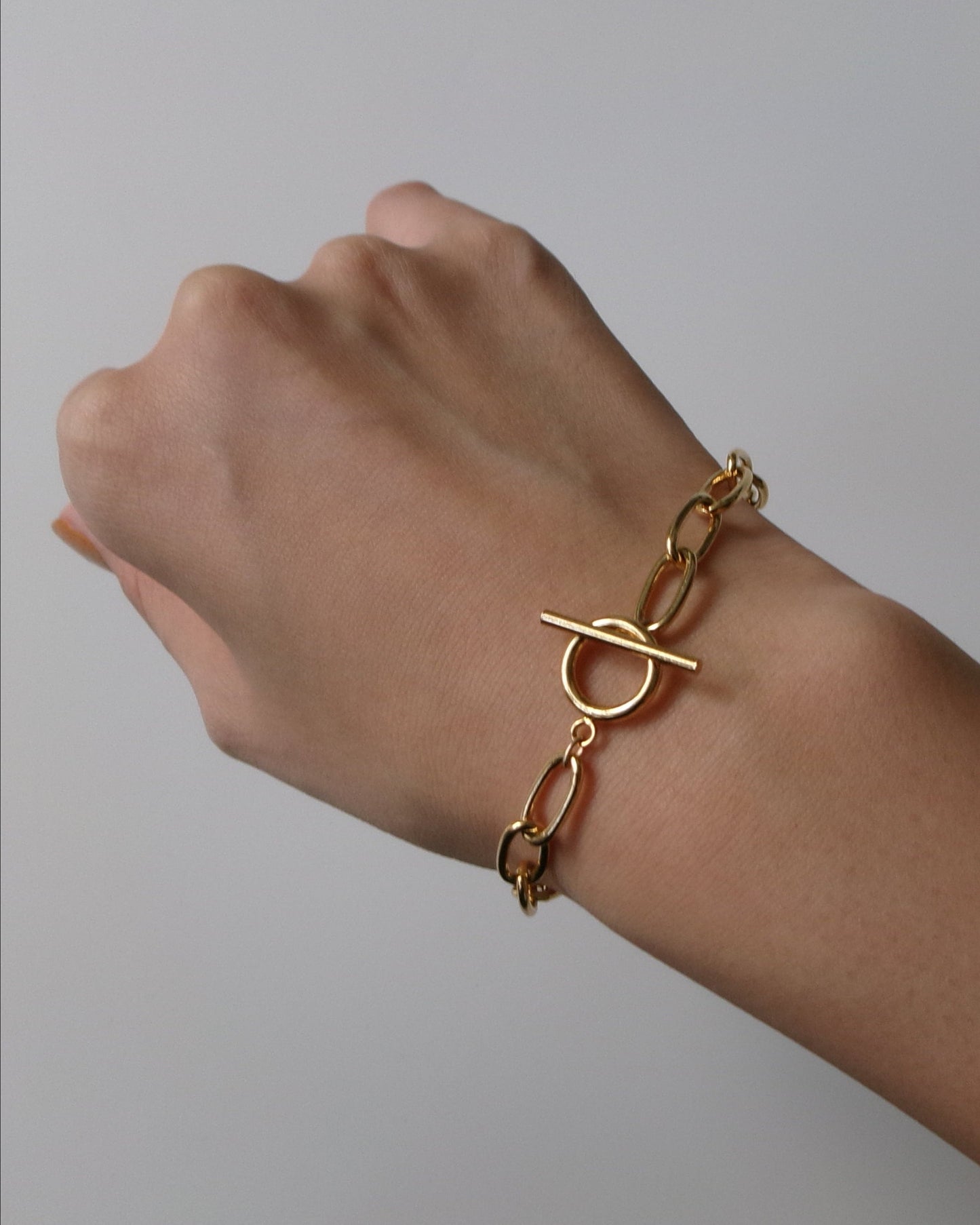 Bold Link Toggle Bracelet