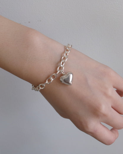 Heart Link Chain Bracelet