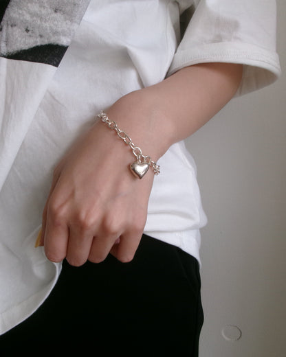 Heart Link Chain Bracelet