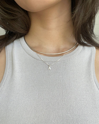 Initial Charm Necklace